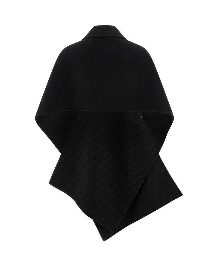 Fendi Jackets Black Grey Lana Vergine Seta