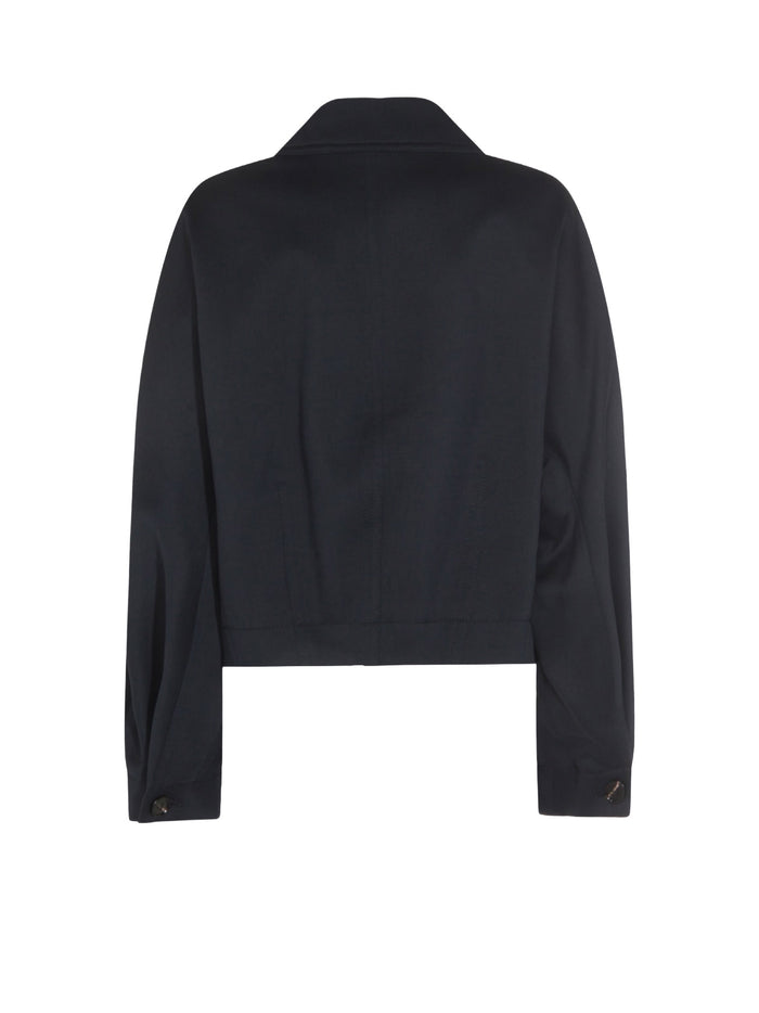 Bottega Veneta Jackets Blue Cotone Lana
