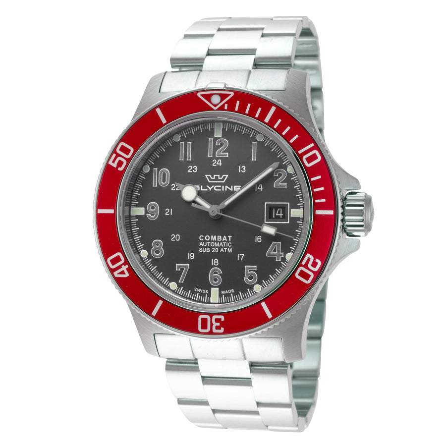 Preloved - Glycine Mens Combat Sub 42mm Automatic Watch Gl0078 One Color Watches