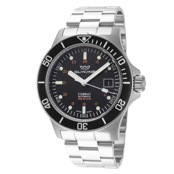 Preloved - Glycine Mens Combat Sub 42mm Automatic Watch Gl0185 One Color Watches