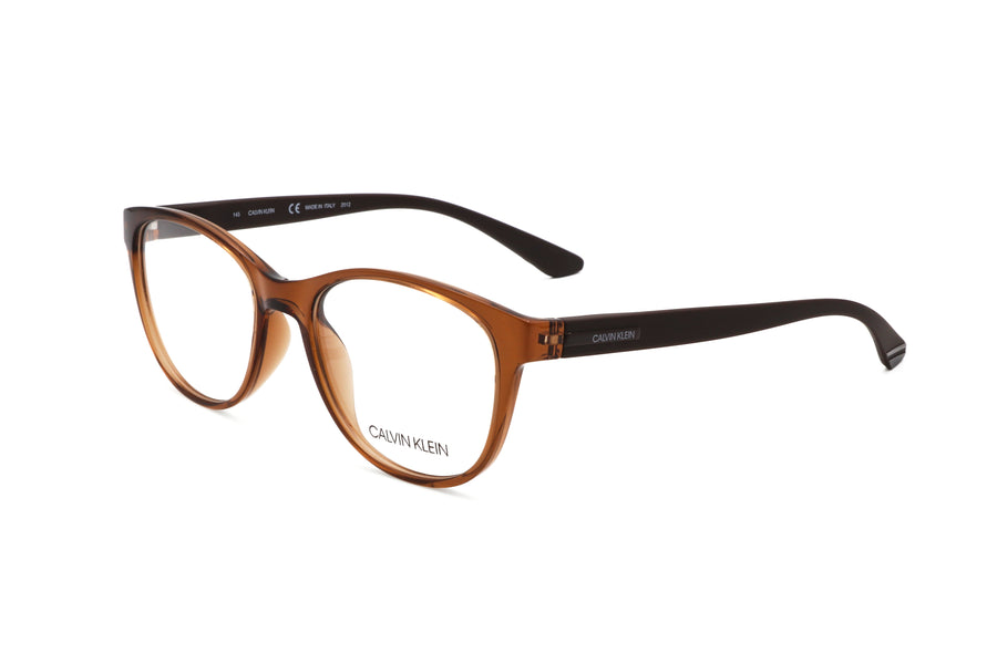 Preloved - Calvin Klein Womens 52 Mm Crystal Amber Eyeglasses Ck19572-281-52 One Color