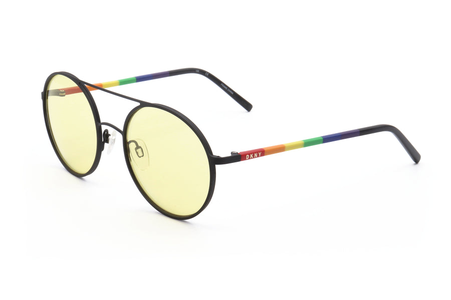 Preloved - Dkny Womens 52 Mm Pride Sunglasses Dk300s-000-52 One Color