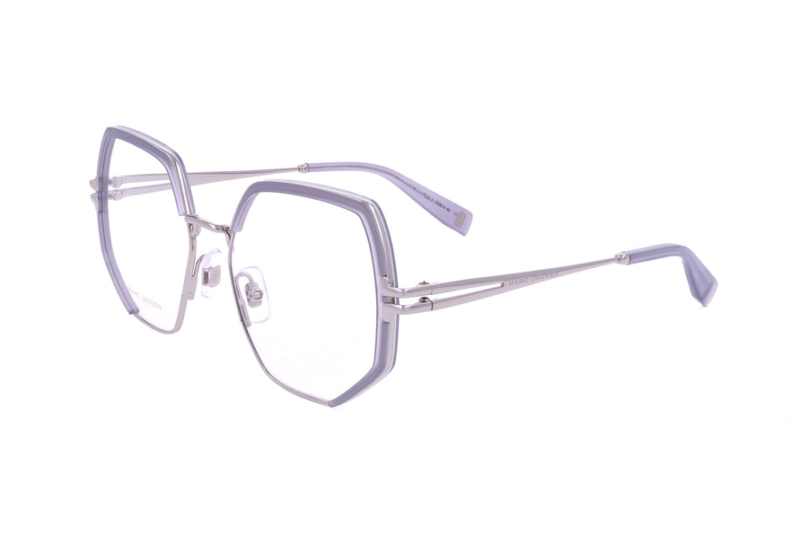 Preloved - Marc Jacobs Runway Womens 55 Mm Palladium Violet Eyeglasses Mj1092-Gme-55 One Color