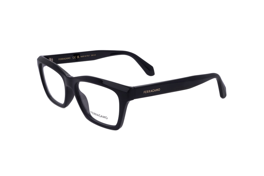 Preloved - Ferragamo Womens 53 Mm Black Eyeglasses Sf2986-001-53 One Color