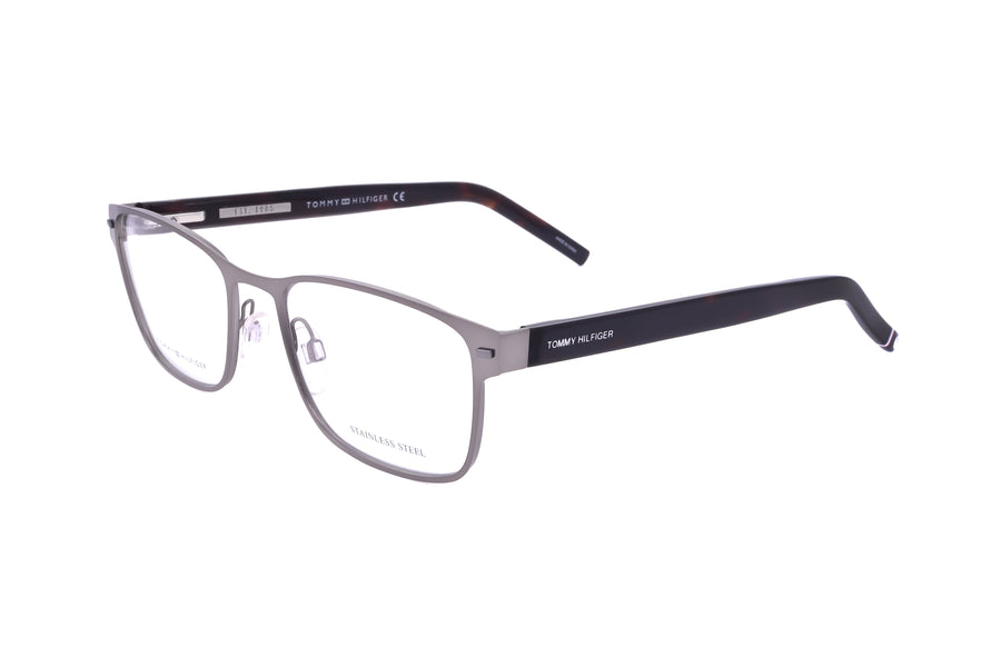 Preloved - Tommy Hilfiger Mens 55 Mm Matte Dark Ruthenium Eyeglasses Th1769-R80-55 One Color