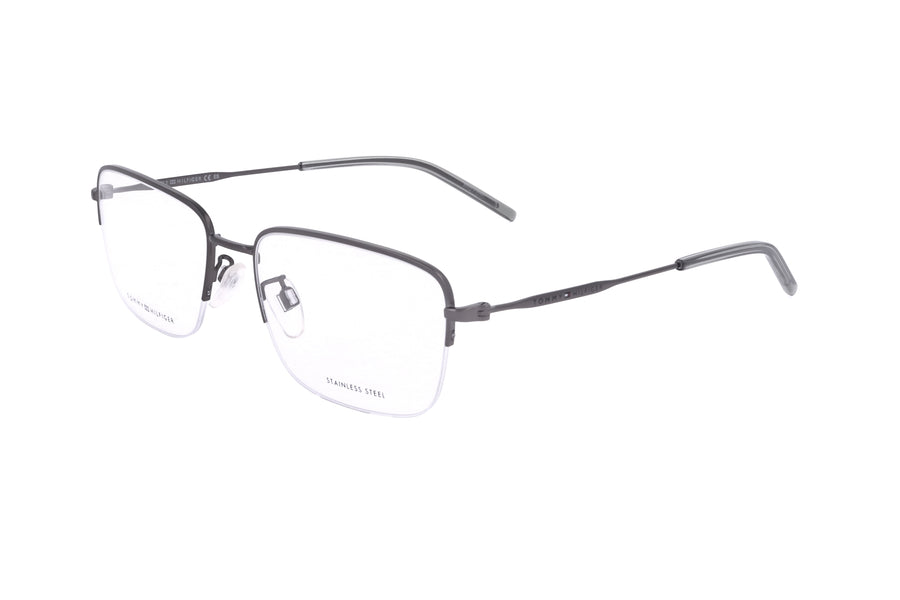 Preloved - Tommy Hilfiger Mens 56 Mm Matte Dark Ruthenium Eyeglasses Th1935-F-R80-56 One Color