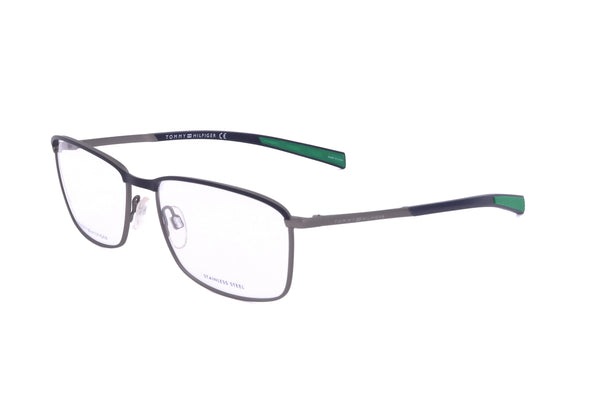 Preloved - Tommy Hilfiger Mens 56 Mm Matte Grey Ruthenium Eyeglasses Th1954-2qx-56 One Color