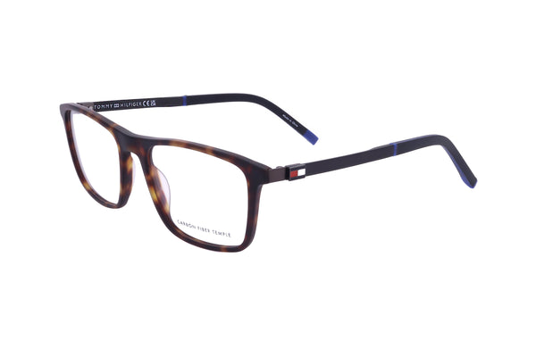Preloved - Tommy Hilfiger Mens 53 Mm Matte Havana Eyeglasses Th2081-N9p-53 One Color