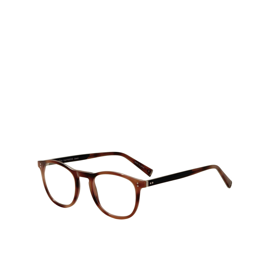 Preloved - John Varvatos Mens 48 Mm Tortoise Eyeglasses V376480bro One Color