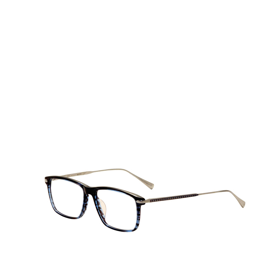 Preloved - John Varvatos Mens 55 Mm Blue Horn Eyeglasses Vjv425550ble One Color