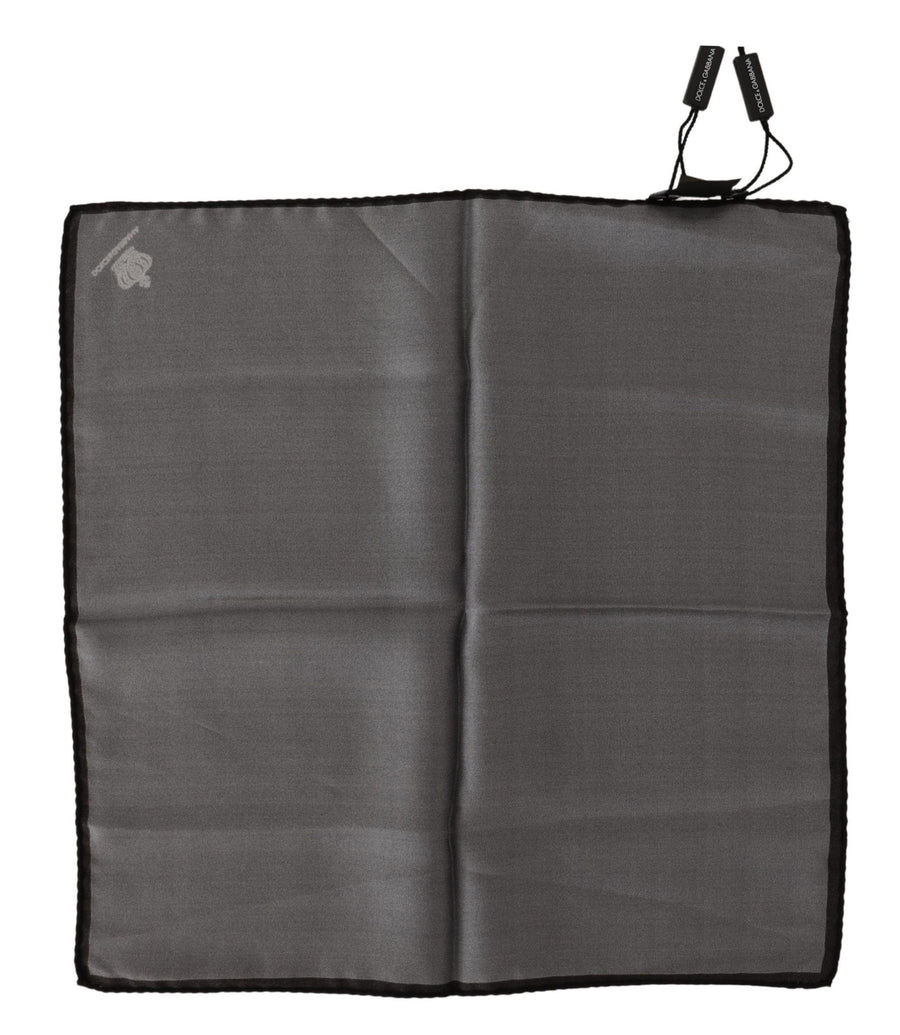 Dolce & Gabbana 100% Silk handkerchief in gray