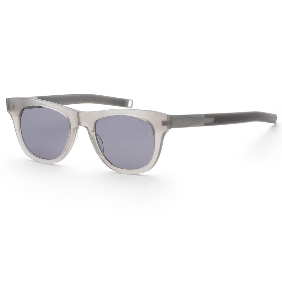 Preloved - Dita Unisex Lancier 50mm Stone Grey Brushed Antique Silver Sunglasses Dls443-A-02 One Color