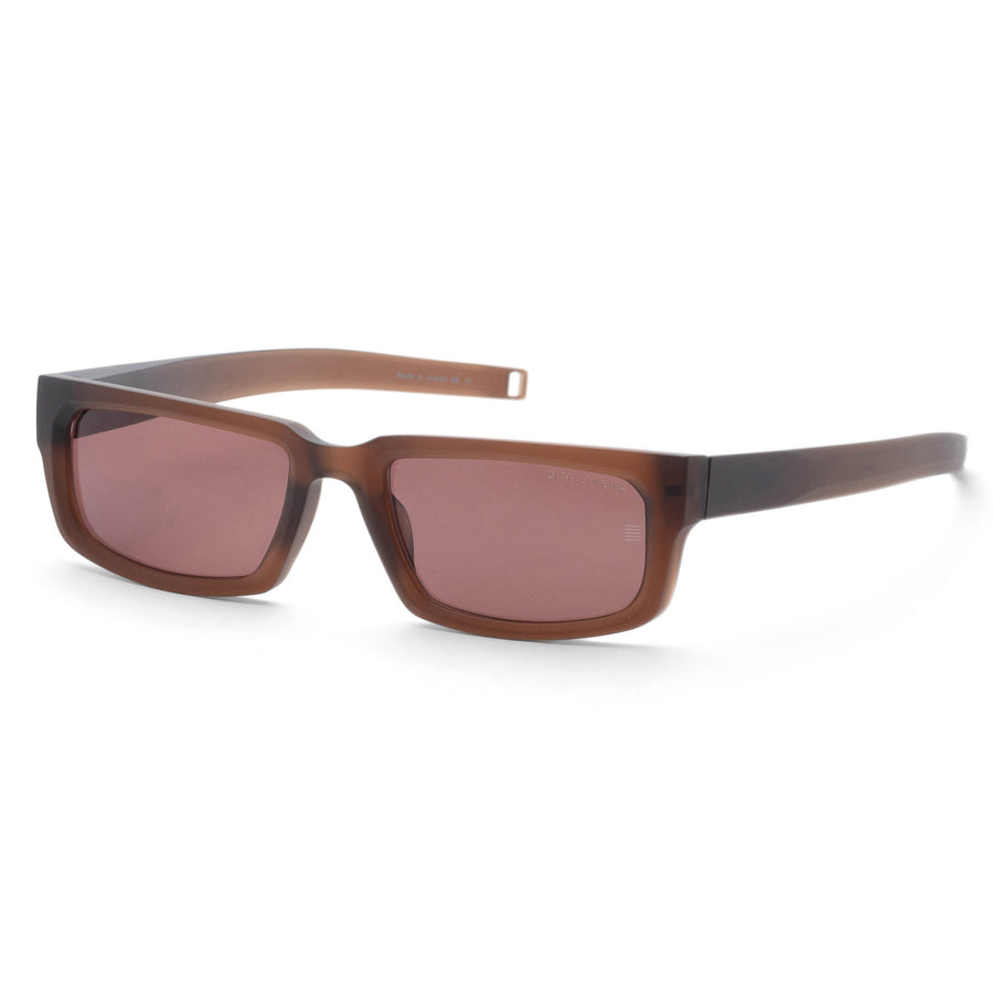 Preloved - Dita Mens Lancier 52mm Gold Sand Copperhead Brown Polarized Sunglasses Dls714-A-02 One Color