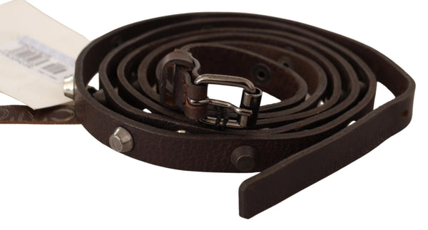 Costume National Leather belt in brown