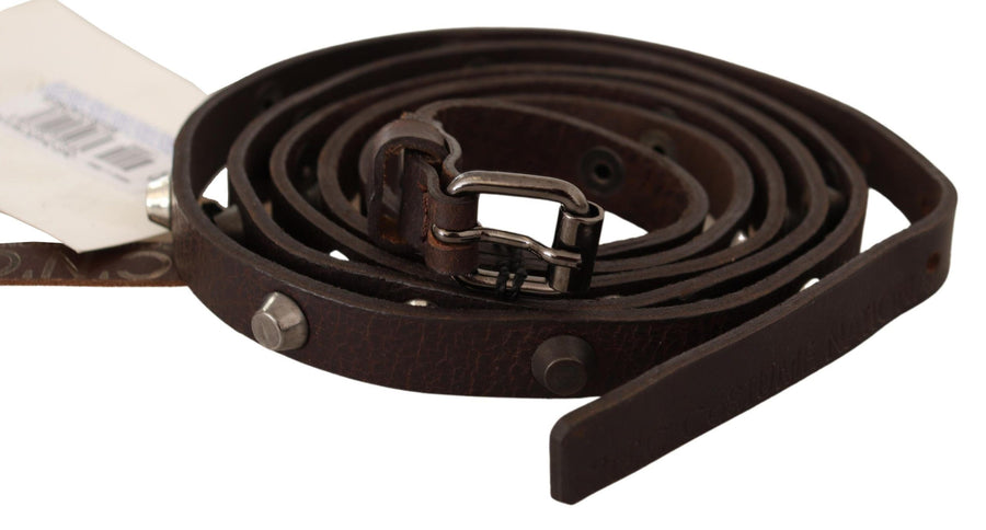 Costume National Leather belt in brown