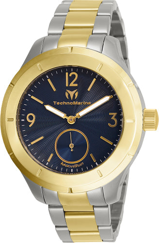 Preloved - Technomarine Mens Moonsun 42mm Quartz Watch Tm-818000 One Color Watches