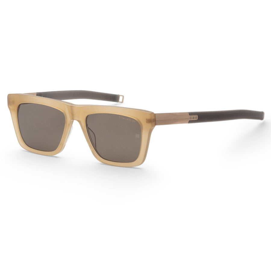 Preloved - Dita Mens Lancier 54mm Sand Storm Gold Polarized Sunglasses Dls429-A-03 One Color