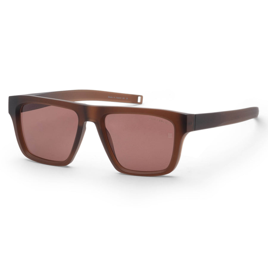 Preloved - Dita Mens Lancier 53mm Copperhead Brown Polarized Sunglasses Dls713-A-02 One Color