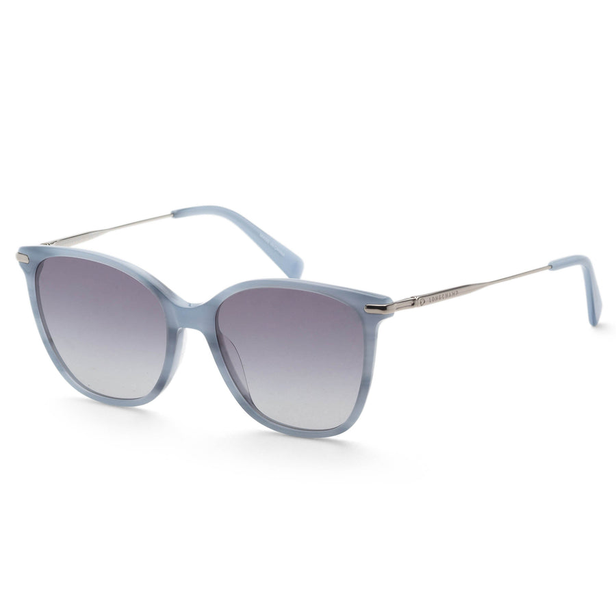 Preloved - Longchamp Womens 54mm Marble Blue Sunglasses Lo660s-421 One Color