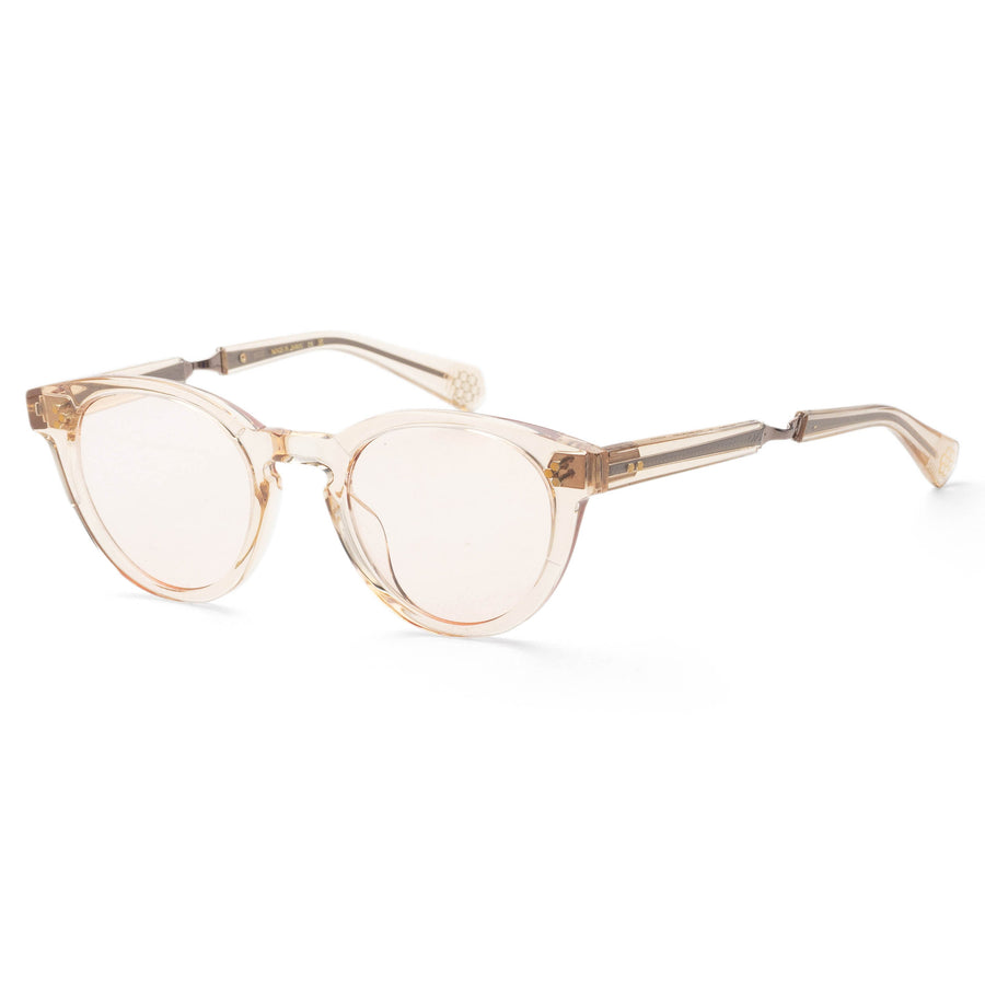 Preloved - Garrett Leight Womens Audrey 40mm Chandelier Copper Demo Peach Eyeglasses Ml1031 One Color