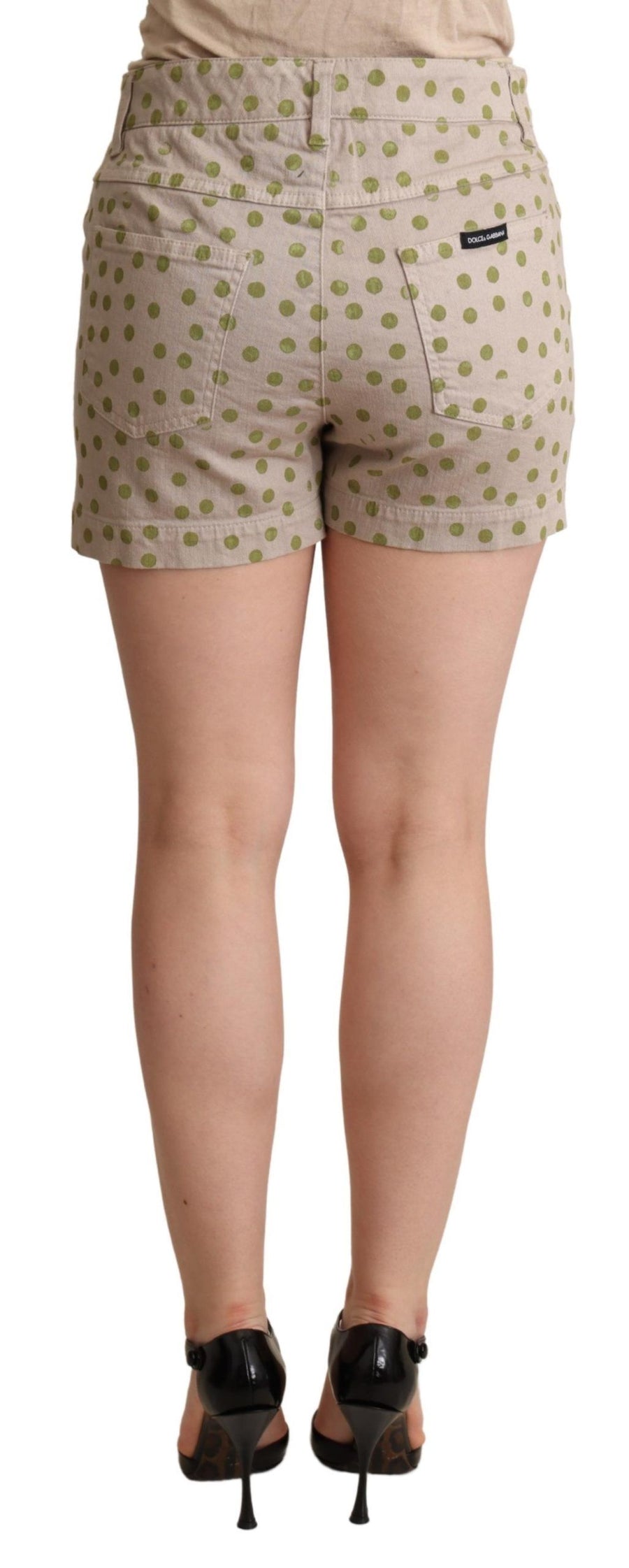 Dolce & Gabbana 98% Cotton shorts in beige