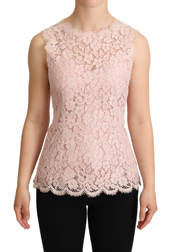 Dolce & Gabbana 75% Cotton blouse in pink