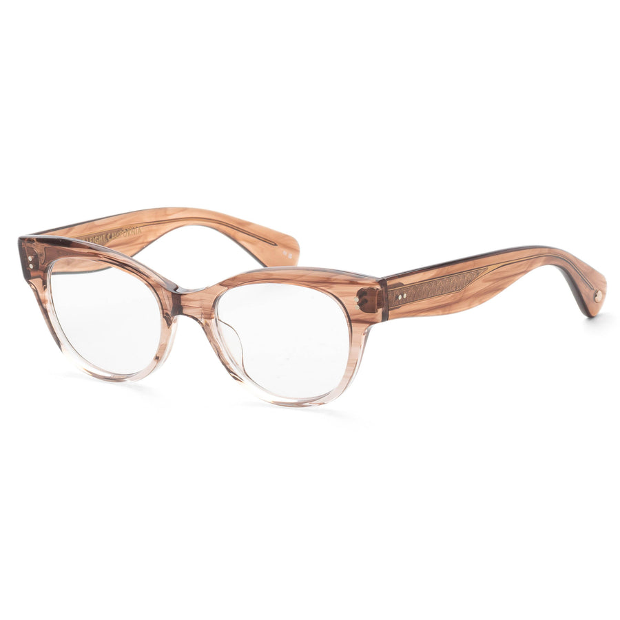 Preloved - Garrett Leight Womens Octavia 49mm Sandstorm Eyeglasses 1135-49-Sastm One Color