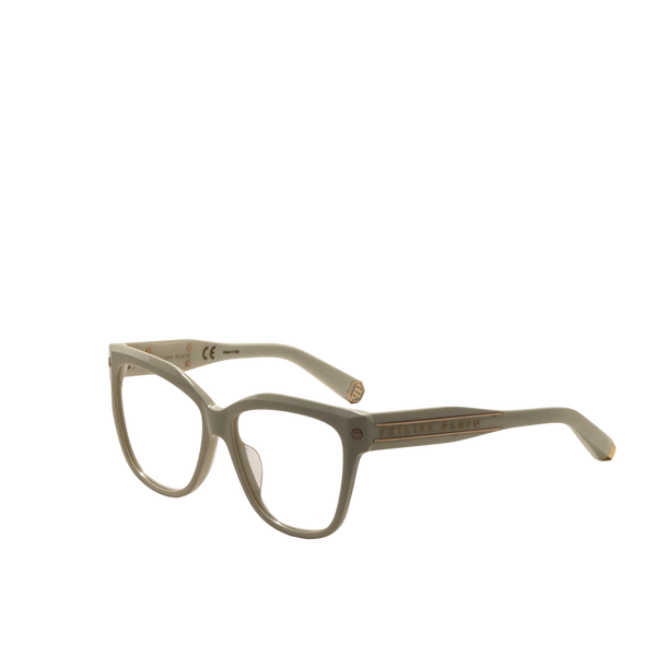 Preloved - Philipp Plein Womens 55 Mm Shiny Fully Cream Eyeglasses Vpp051m5503gf One Color