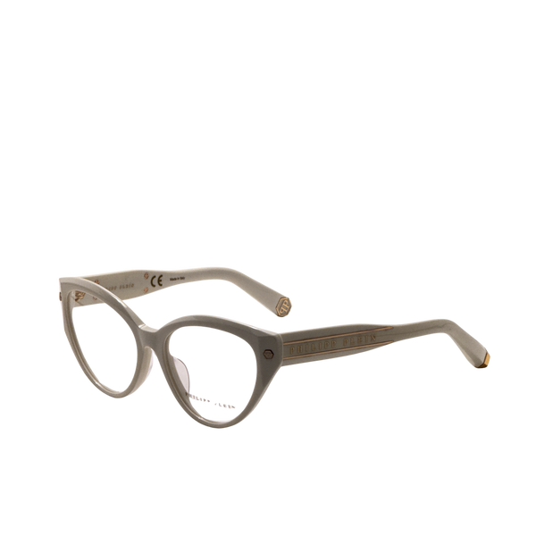 Preloved - Philipp Plein Womens 54 Mm Shiny Fully Cream Eyeglasses Vpp052m5403gf One Color