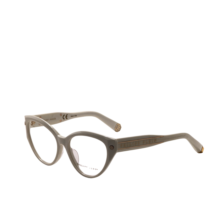 Preloved - Philipp Plein Womens 54 Mm Shiny Fully Cream Eyeglasses Vpp052m5403gf One Color