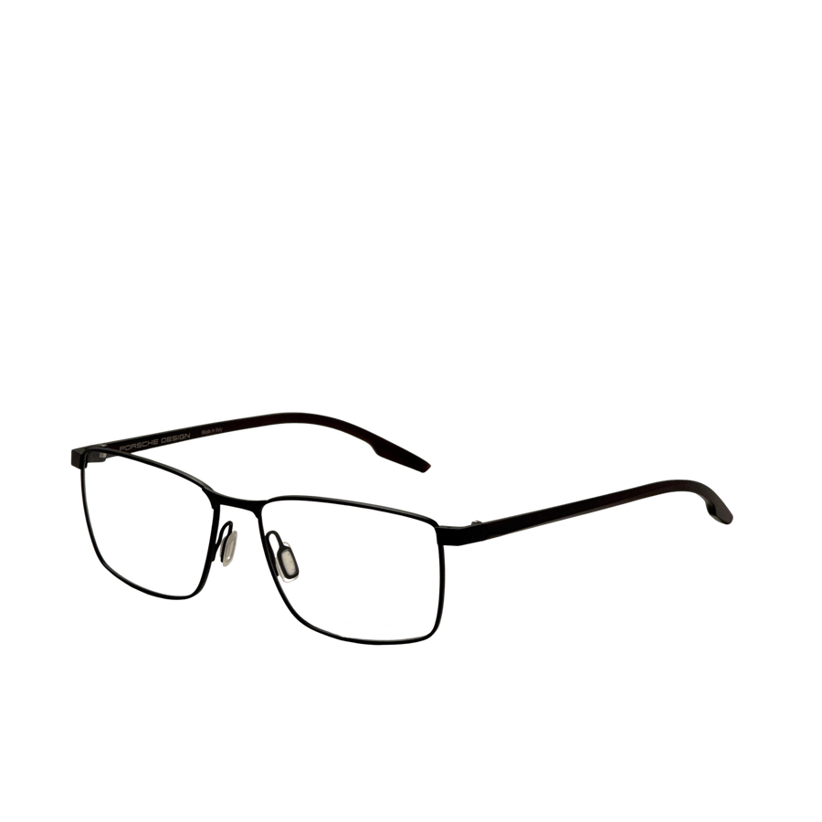 Preloved - Porsche Design Mens 57 Mm Black Red Eyeglasses P8733-57a One Color