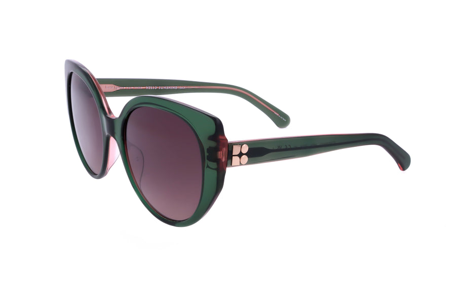 Preloved - Kate Spade Womens 55mm Green Pink Sunglasses Seraphina-G-S-Iwb-55 One Color