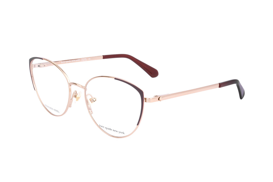 Preloved - Kate Spade Womens 52mm Rose Gold Red Eyeglasses Noel-G-0aw-52 One Color