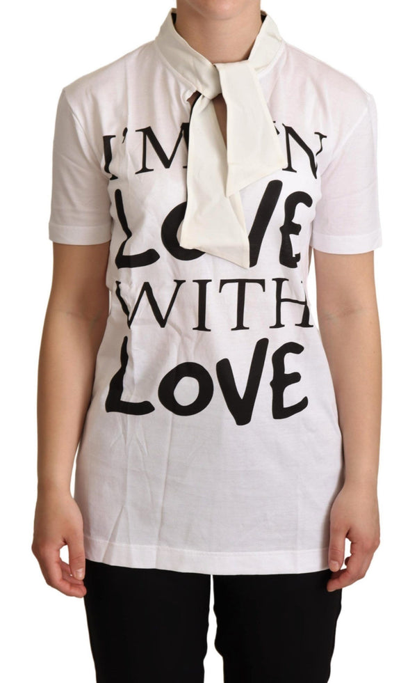 Dolce & Gabbana 80% Cotton t-shirt in white
