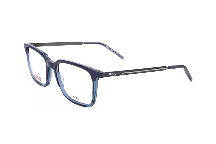 Preloved - Hugo Boss Mens 53mm Grey Blue Eyeglasses Hg1125-09v-53 One Color