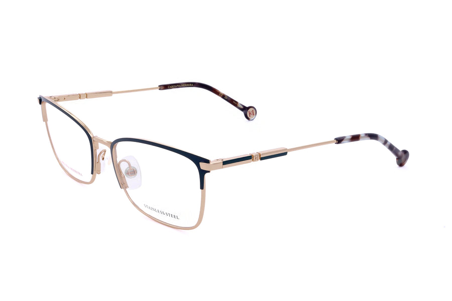 Preloved - Carolina Herrera Womens 54mm Gold Green Eyeglasses Her0204-Pef-54 One Color