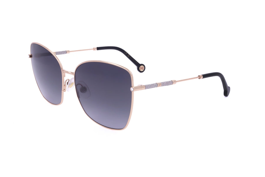 Preloved - Carolina Herrera Womens 59mm Rose Gold Sunglasses Her0133-S-000-59 One Color