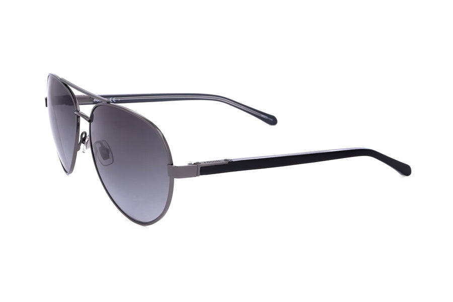 Preloved - Fossil Mens 58mm Dark Ruthenium Sunglasses Fos3101-S-Kj1-58 One Color