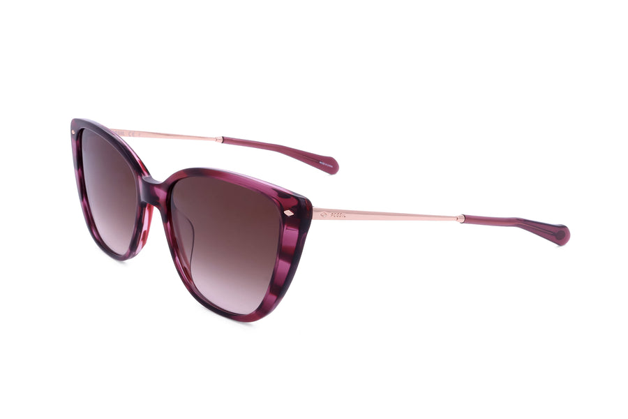 Preloved - Fossil Womens 54mm Burgundy Sunglasses Fos2101-G-S-Lhf-54 One Color