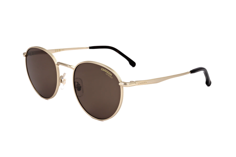 Preloved - Carrera Mens 52 Mm Gold Brown Havana Sunglasses Carrera339-S-0nr-52 One Color