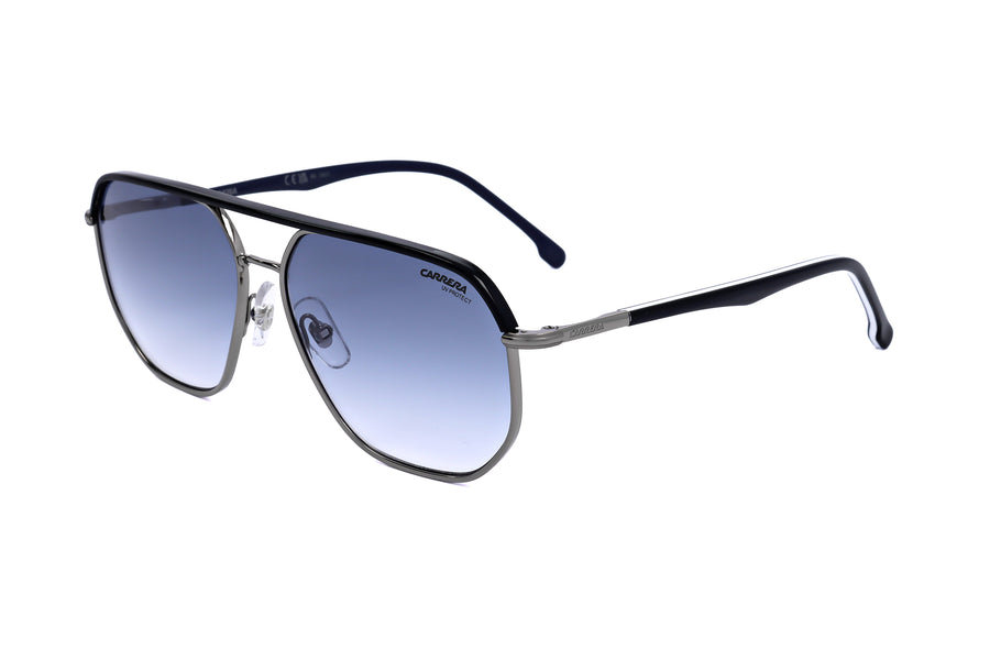 Preloved - Carrera Mens 59mm Ruthenium Blue Sunglasses Carrera304-S-V84-59 One Color