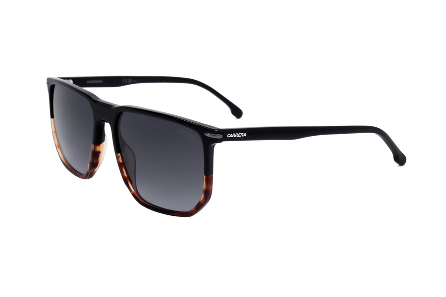Preloved - Carrera Mens 58 Mm Black Havana Sunglasses Ca329s-0wr7-9o One Color