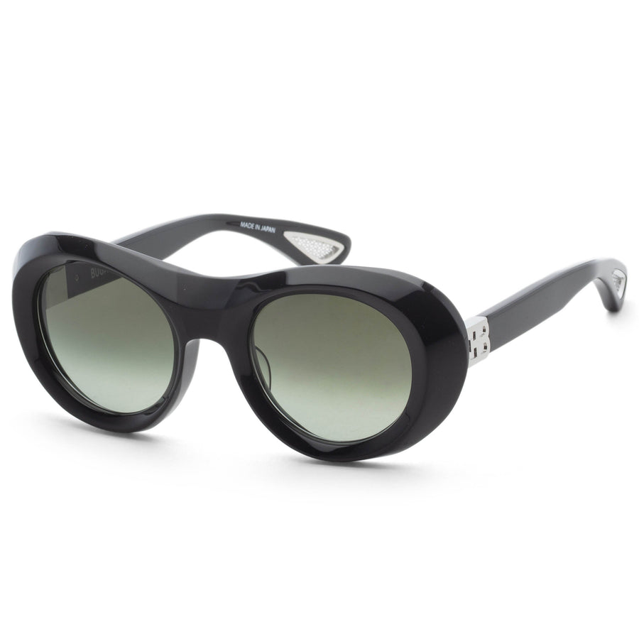 Preloved - Bugatti Unisex 49mm Black Sterling Silver Sunglasses 03-Bk-Ss One Color