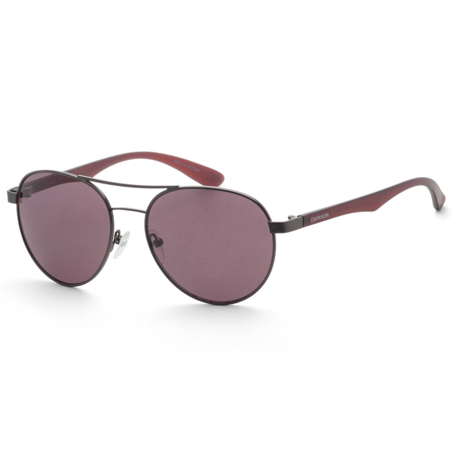 Preloved - Calvin Klein Mens 55mm Matte Gunmetal Sunglasses Ck19313sn-008 One Color