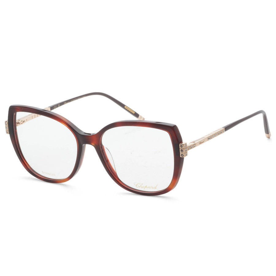 Preloved - Chopard Womens 55 Mm Havana Eyeglasses Vch360s550909 One Color