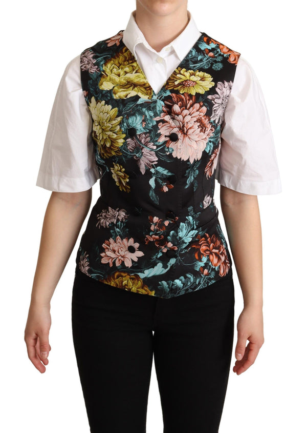 Dolce & Gabbana 60% Polyester 37% Silk 3% Elastane vest in black