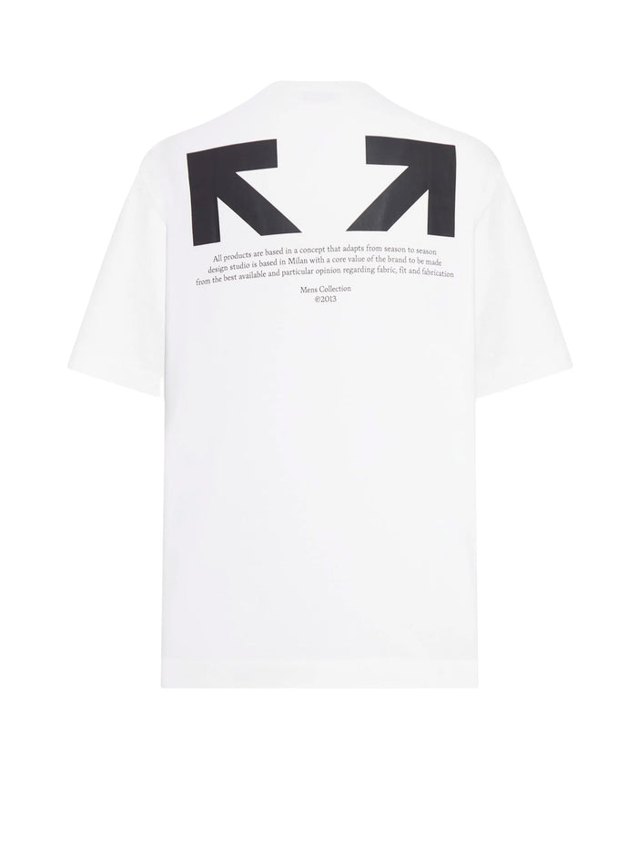 Off White T-Shirts And Polos - Black Cotone