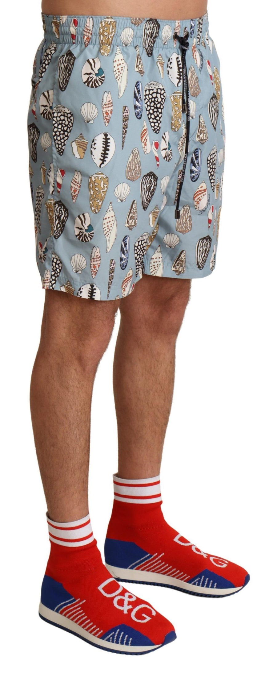 Dolce & Gabbana 100% Polyester swim shorts in blue