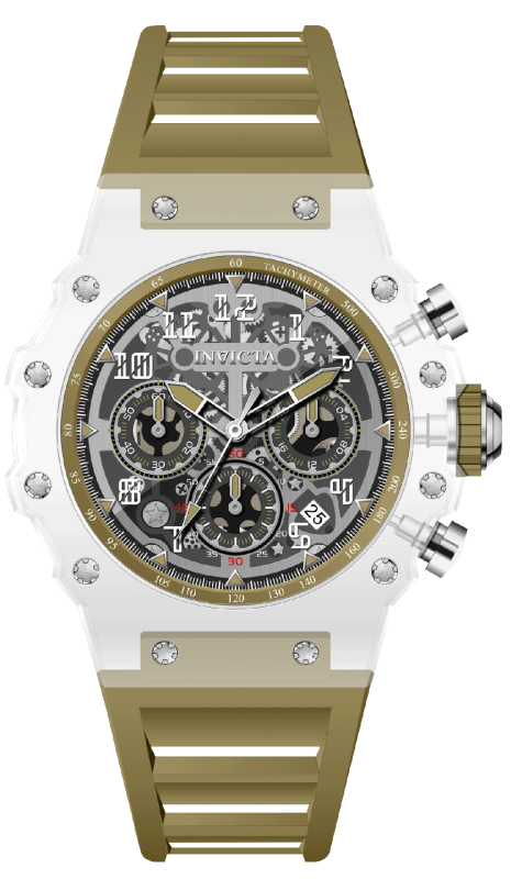 Preloved - Invicta Mens Racing 43.5mm Quartz Watch In-69682 One Color Watches