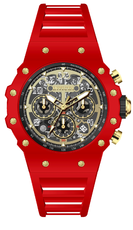 Preloved - Invicta Mens Racing 43.5mm Quartz Watch In-69654 One Color Watches